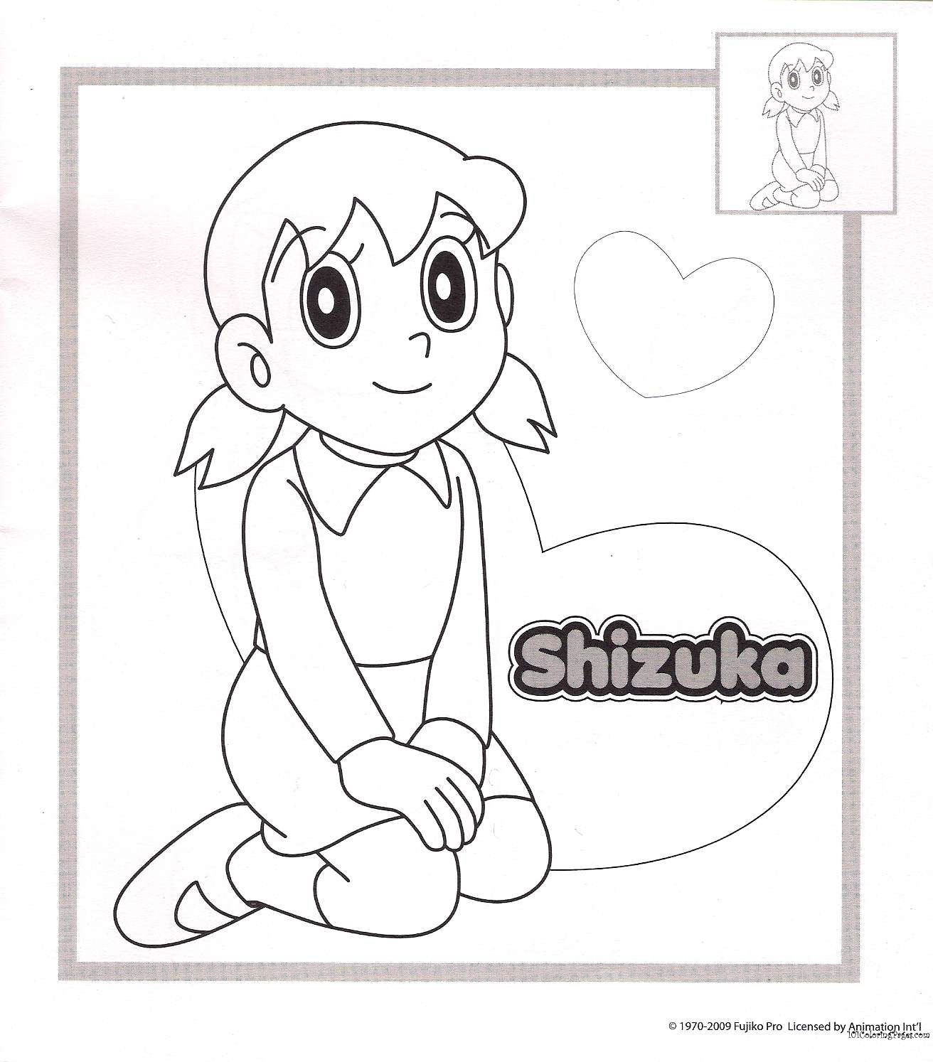 shizuka with nobita